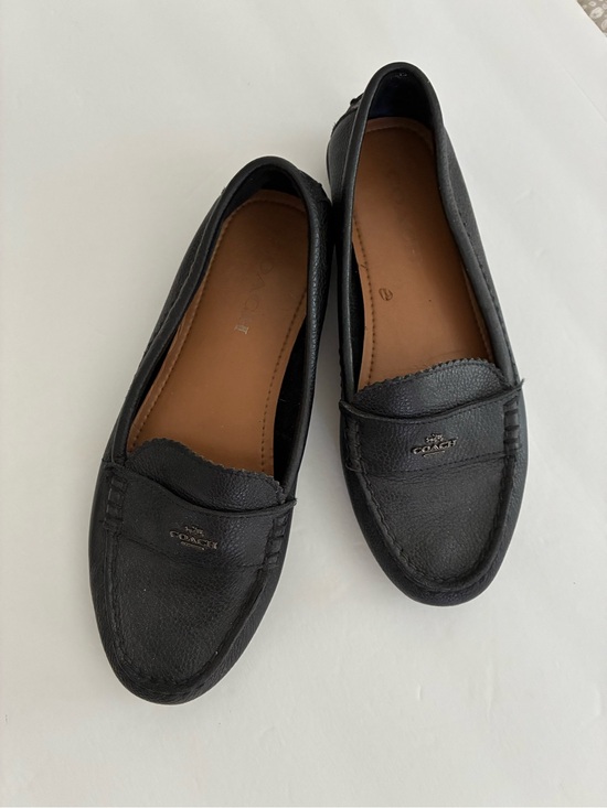 Coach Shoes - Coach Black Leather Loafers